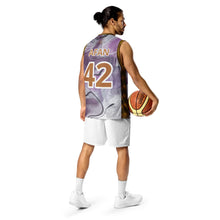 Charger l'image dans la galerie, Afan purple marble fanatik alternate basketball jersey