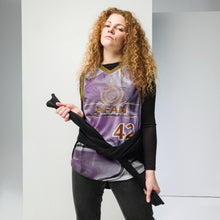 Charger l'image dans la galerie, Afan purple marble basketball jersey