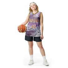 Charger l'image dans la galerie, Afan purple marble fanatik alternate basketball jersey