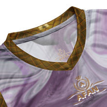 Charger l'image dans la galerie, Afan purple marble fanatik alternate basketball jersey