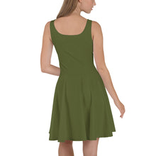 Charger l'image dans la galerie, Afan army green skater dress