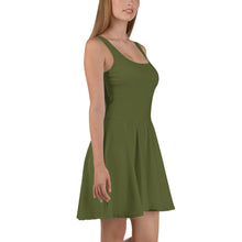 Charger l'image dans la galerie, Afan army green skater dress