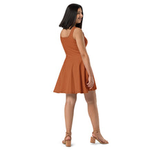 Charger l'image dans la galerie, Afan burnt orange skater dress