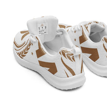 Charger l'image dans la galerie, Afan white & gold royalty men’s athletik shoes
