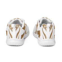 Charger l'image dans la galerie, Afan white & gold royalty men’s athletik shoes