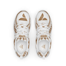 Charger l'image dans la galerie, Afan white & gold royalty men’s athletik shoes