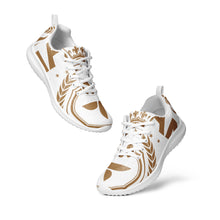 Charger l'image dans la galerie, Afan white & gold royalty men’s athletik shoes
