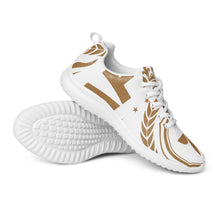 Charger l'image dans la galerie, Afan white & gold royalty men’s athletik shoes