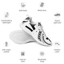 Charger l'image dans la galerie, Afan white & black royalty men’s athletik shoes