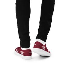 Charger l'image dans la galerie, Afan burgundy & white liberty shoes for men