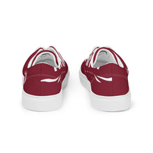 Charger l'image dans la galerie, Afan burgundy & white liberty shoes for men