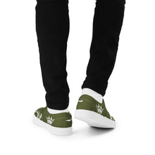 Charger l'image dans la galerie, Afan army green & white liberty shoes for men