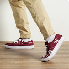 Charger l'image dans la galerie, Afan burgundy & white liberty shoes for men