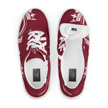 Charger l'image dans la galerie, Afan burgundy & white liberty shoes for men