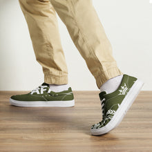 Charger l'image dans la galerie, Afan army green & white liberty shoes for men