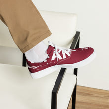 Charger l'image dans la galerie, Afan burgundy & white liberty shoes for men