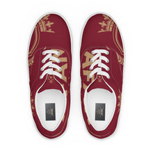 Charger l'image dans la galerie, Afan burgundy liberty shoes for men