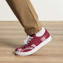 Charger l'image dans la galerie, Afan burgundy & white liberty shoes for men
