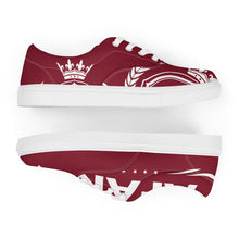Charger l'image dans la galerie, Afan burgundy & white liberty shoes for men