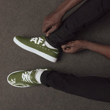 Charger l'image dans la galerie, Afan army green & white liberty shoes for men