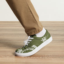 Charger l'image dans la galerie, Afan army green & white liberty shoes for men