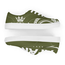 Charger l'image dans la galerie, Afan army green & white liberty shoes for men