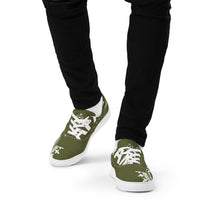 Charger l'image dans la galerie, Afan army green & white liberty shoes for men