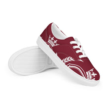 Charger l'image dans la galerie, Afan burgundy & white liberty shoes for men