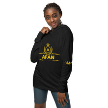 Charger l'image dans la galerie, Afan couronne yellow logo hooded tee