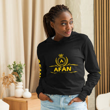 Charger l'image dans la galerie, Afan couronne yellow logo hooded tee