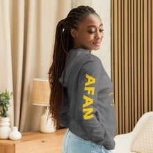 Charger l'image dans la galerie, Afan couronne yellow logo hooded tee