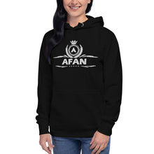 Charger l'image dans la galerie, Afan unisex hoodie white embroidery