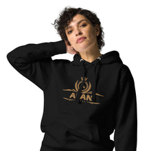 Charger l'image dans la galerie, Afan unisex hoodie gold embroidery