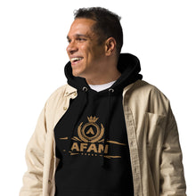 Charger l'image dans la galerie, Afan unisex hoodie gold embroidery