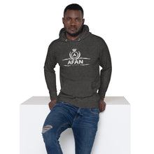 Charger l'image dans la galerie, Afan unisex hoodie white embroidery