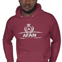 Charger l'image dans la galerie, Afan unisex hoodie white embroidery
