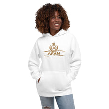 Charger l'image dans la galerie, Afan unisex hoodie gold embroidery