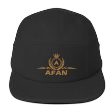 Charger l'image dans la galerie, Afan gold embroid logo five panel cap
