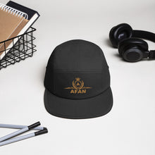 Charger l'image dans la galerie, Afan gold embroid logo five panel cap
