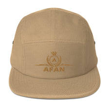 Charger l'image dans la galerie, Afan gold embroid logo five panel cap
