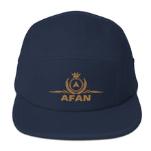 Charger l'image dans la galerie, Afan gold embroid logo five panel cap
