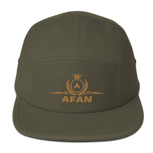 Charger l'image dans la galerie, Afan gold embroid logo five panel cap
