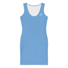 Charger l'image dans la galerie, Afan Carolina blue white logo dress
