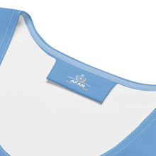 Charger l'image dans la galerie, Afan Carolina blue white logo dress
