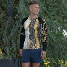 Charger l'image dans la galerie, Afan men's marble rash guard
