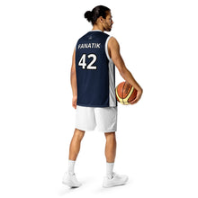 Charger l&#39;image dans la galerie, Afan navy fanatik basketball jersey
