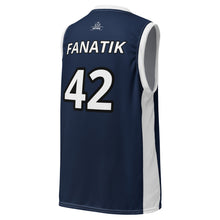 Charger l&#39;image dans la galerie, Afan navy fanatik basketball jersey
