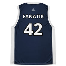 Charger l&#39;image dans la galerie, Afan navy fanatik basketball jersey
