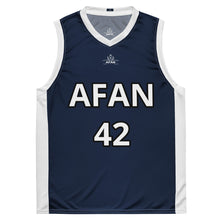 Charger l&#39;image dans la galerie, Afan navy fanatik basketball jersey
