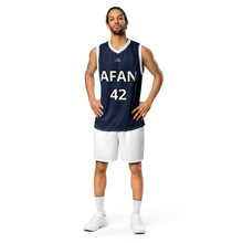 Charger l&#39;image dans la galerie, Afan navy fanatik basketball jersey
